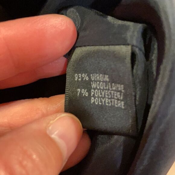 Lafayette 148 New York Black wool wide leg pants - Picture 6 of 8